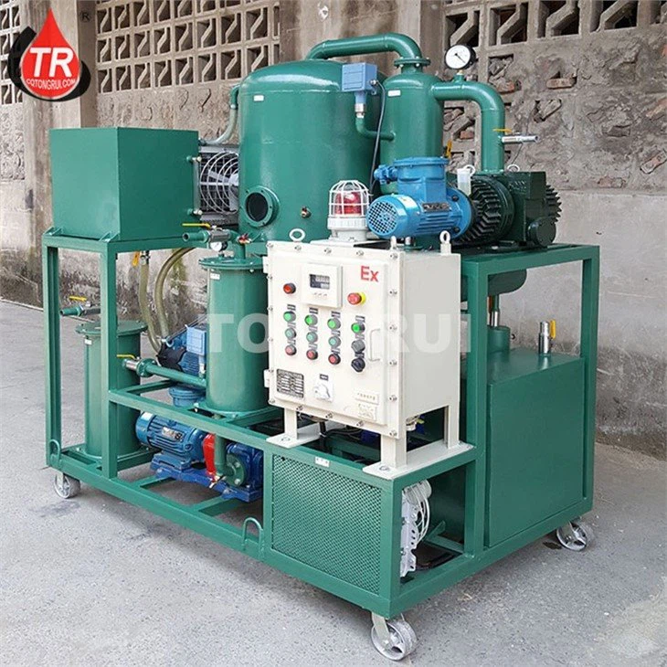 vacuum type oil and water separation treatment system
